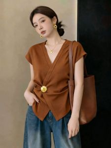 AIYITI | V-Neck Short-Sleeve Plus Size Women T-Shirt
