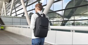 กระเป๋าเป้แล็ปท็อปธุรกิจ 15.6 นิ้ว แล็ปท็อปUSBชาร์จ กระเป๋าสะพาย ดีไซน์ ความจุก เป้าหมายเหมาะสำหรับการเดินทาง