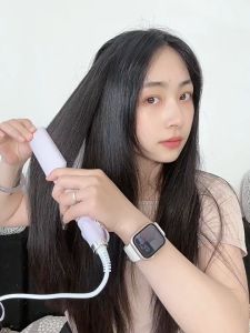 Hair Straightener Splint Professional Ceramic Flat Iron Widen Panel Negative Ion Quick Heat Hairdressing Tools Professional Styling Pelurus rambut