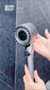 BioCare 4in1 High Pressure Turbocharged Shower Head + Filter