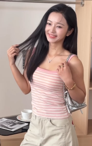 Padded Striped Colorblock Tank Top – Full Length Basic Sleeveless Top for Daily Wear