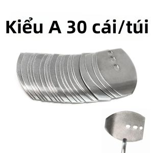 Bộ Lưỡi Câu Xoay Bằng Thép Không Gỉ Topranc 3 Hình Dạng Dùng Làm Mồi Câu Tự Chế Kèm Tấm Kim Loại Phản Quang Cho Cá Nước Ngọt Nước Mặn Cá Đen Cá Chó Cá Hồi.