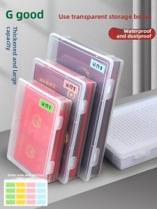 Good | Transparent Thick Plastic File Folder Storage Box for Office Documents