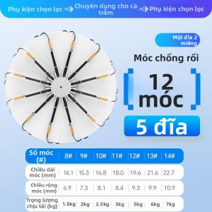 BAIXITANG | Bộ Móc Đĩa Mồi Nổ Bụi Câu