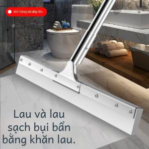 Broom Dụng Cụ Vệ Sinh Nhà Cửa Silicon Hotel Toilets Push Water Cleaning Tool Broom Head Plastic Handmade for Bathroom