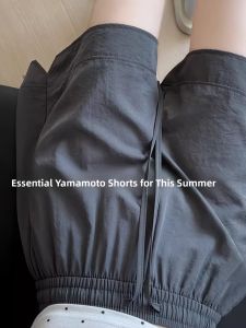 YAYANGREN | Ice Silk Yamamoto Shorts Women Summer Thin New Pear Shape Small Loose Casual Sports Five-Quarter Length Pocket High Waist