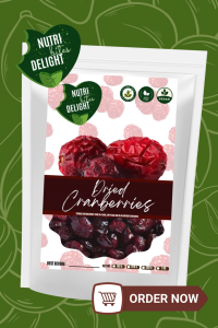 Dried Cranberries Premium Sweet & Tart Fruit Snack | Perfect for Salads Baking Trail Mix | 100g 250g 500g 1kg