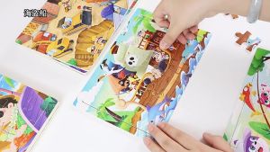 24 Pcs Jigsaw Puzzle | Puzzel Kayu Background 24pcs Keping Hewan Binatang Dinosaurus Kendaraan Anak