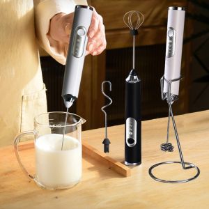 YUYOU | Electric Home Milk Frother Egg Beater with Stand