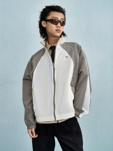 Champion | Collar Color Contrast Spring Autumn Mens Jacket