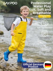 Laypoo | All in One Waterproof Waders Light Sand and Water Playwear