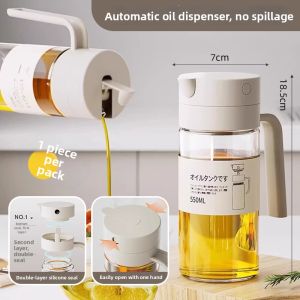 HAOGUANJIA | Auto Open Close Leak Proof Glass Oil Bottle