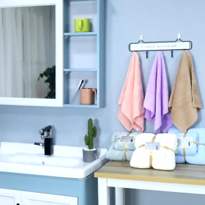 2 in 1 Bath Towel and Face Towel Set Coral Fleece Super Soft Quick Dry Water Absorbent Towel