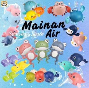 Mainan Mandi Bayi Anak Berenang dalam Air Kura-Kura Kepiting Kodok Bebek