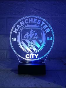 Manchester city lampu hias dekorasi