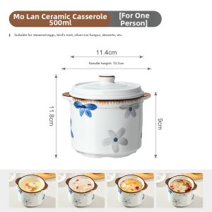 Water-sealed Ceramic Pot Double Lid 2 Person Servings