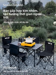 WUQIBAO | Bàn Ghế Ngoài Trời Gấp Đỡ Tiện Lợi