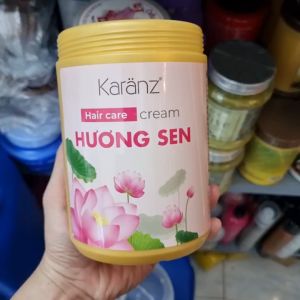 Hấp dầu (kem ủ tóc) Karanz HươngSen  mềm mượt phục hồi khô xơ - 1000ml