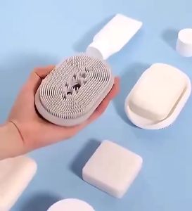 Tirisan Sabun Mandi Bahan Silicone / Saringan Sabun Mandi