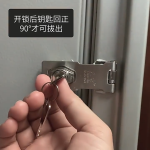 Kunci Hasp Lock Set Overpal Gembok Stainless 3 Ukuran Untuk Gudang Container Pagar Tahan Bobot