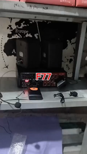 F77 ORIGINAL MIC MAXXIS GARANSI SNI UHF SINGLE BANDO JEPIT KOPER HEADSET CHANNEL FREKUENSI MICROPHON