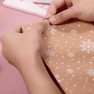 Stiker Terima Kasih 1 Roll (500 Pcs) Motif Bunga & Daisy 25 CM Label Segel Order Serbaguna