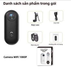 Camera Thể Thao Ngoài Trời 4K FHD Mini Camera Hành Động Dành Cho Xe Máy Xe Đạp - Ghi Hình Thể Thao Trên Mũ Bảo Hiểm Với WiFi Camera Đeo Thân