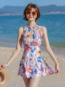 iFULL | Slenderizing One-Piece Dress Swimming Suit