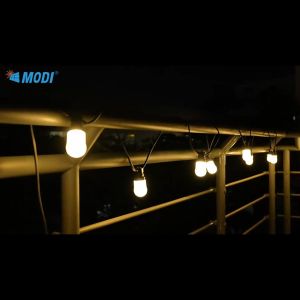 MODI Solar Fairy Light 10M 20 Bulb Solar Charging Waterproof Decorative Lamp Automatically Turn On and Off Garden Decorative Lamp
