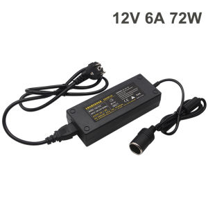 Bộ Chuyển Đổi Nguồn Điện Ô Tô 110V/220V Sang 12V 6A Đầu Cắm Tẩu Thuốc Chuyển Đổi Nguồn AC Sang DC Cho Thiết Bị Điện Tử