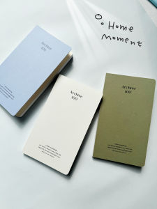 Paperian Simple 100-Day Blank Scrapbooking Travelogue Graffiti Notebook Durable Linen Paper Ideal for Business And Students