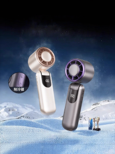 Portable Handheld Mini Turbo Fan USB Rechargeable Cooling Summer Cooling Tool for Outdoor Use High Power 100 Speed Levels