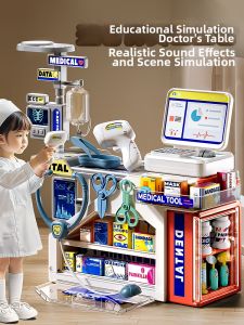 XIDIQI | Childrens Doctor Playset Medical Role Play Toy For 3 To 6 Years Old