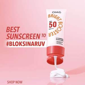 OMG OH MY GLOW UV Barrier Sunscreen SPF 50 PA++++ Sunscreen Wajah Mencerahkan