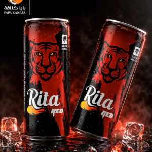 Rita Red Energy Drink – 250 ml  bold and refreshing energy beverage ( 1 pcs )