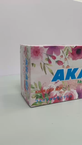 Combo Khăn giấy rút Akari 100% bột giấy 180 tờ (18x20cm) mềm mịn cao cấp