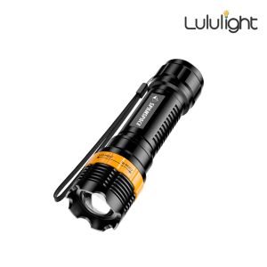 ไฟฉายแรงสูง ไฟฉายซูมได้ ไฟฉายแทคติคอล ไฟฉาย LED flashlight ปรับได้หลายโหมด กะทัดรัด พกพาสะดวก การใช้งานยาวนาน สูงสุด 3 ชั่วโมง lululight