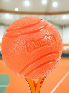 Elastic Rubber Dog Toy Ball Solid Rubber Chew Toy Outdoor Training Ball for Dogs Pet Supplies Meianju Brand Universal Fit