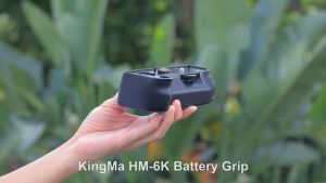 [Kingma] Vertical Battery Grip for Blackmagic Design 6K Pro | Double Power | Vertical Shooting | Enhance Stability