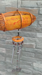 โมบายลมไซอีสาน กระดิ่งลมไซดักทรัพย์ แถมยันต์ หรือ "มุมมองลม กระดิ่งลม แถมยันต์ มินิกัน