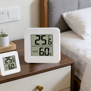 Indoor Mini Digital Temperature With Humidity Meter Bedroom Temperature Meter Portable Electronic Digital Display Humidity