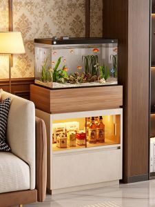 YANGYING | Solid Wood Fish Tank Ready Drawer Cabinet