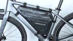 NEWBOLER Bike Bicycle Bag Front Tube Frame Handlebar Waterproof Cycling Bags Triangle Pouch Frame Holder Bicycle Accessories