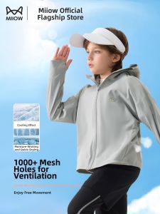 MiiOW | Sun Protection Lightweight Breathable Hooded Quick Drying Cooling Ice Silk Jacket