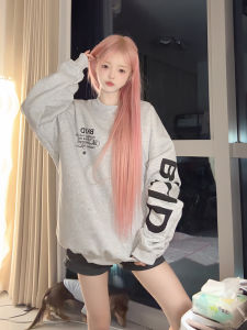 XIANGBAIWEI | Laid-back Gray Hoodie Sweatshirt