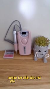 [Hàng Sẵn] Máy mài móng tích điện kèm đủ phụ kiện dùng cho Spa Nail máy cực khỏe STE101