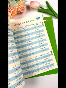 8 Books/sets of Childrens Addition and Subtraction Learning Mathematics Chinese Character Strokes Handwriting Exercise Book口算题卡一二三四年级上下册速算训练数学练习本儿童小学生加减法