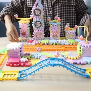 Đồ chơi xếp hình bánh răng chuyển động 83-135-203 chi tiết phát triển tư duy cho bé