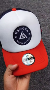 Grogea Topi Jaring Pria Wanita GA 01 Lotto Trucker Hat Bordir Patch Distro Orisinal