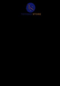 STICKER VINYL LANTAI TAHAN AIR PVC PREMIUM TOTORO STORE - 1 PCS Tebal 2mm Warna Putih